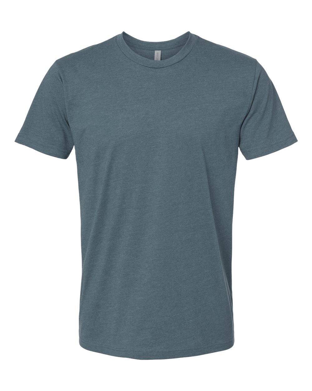 Unisex Cotton Blend Tee — Heather Slate Blue