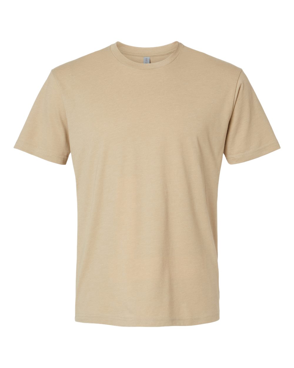 Unisex Cotton Blend Tee — Heather Tan