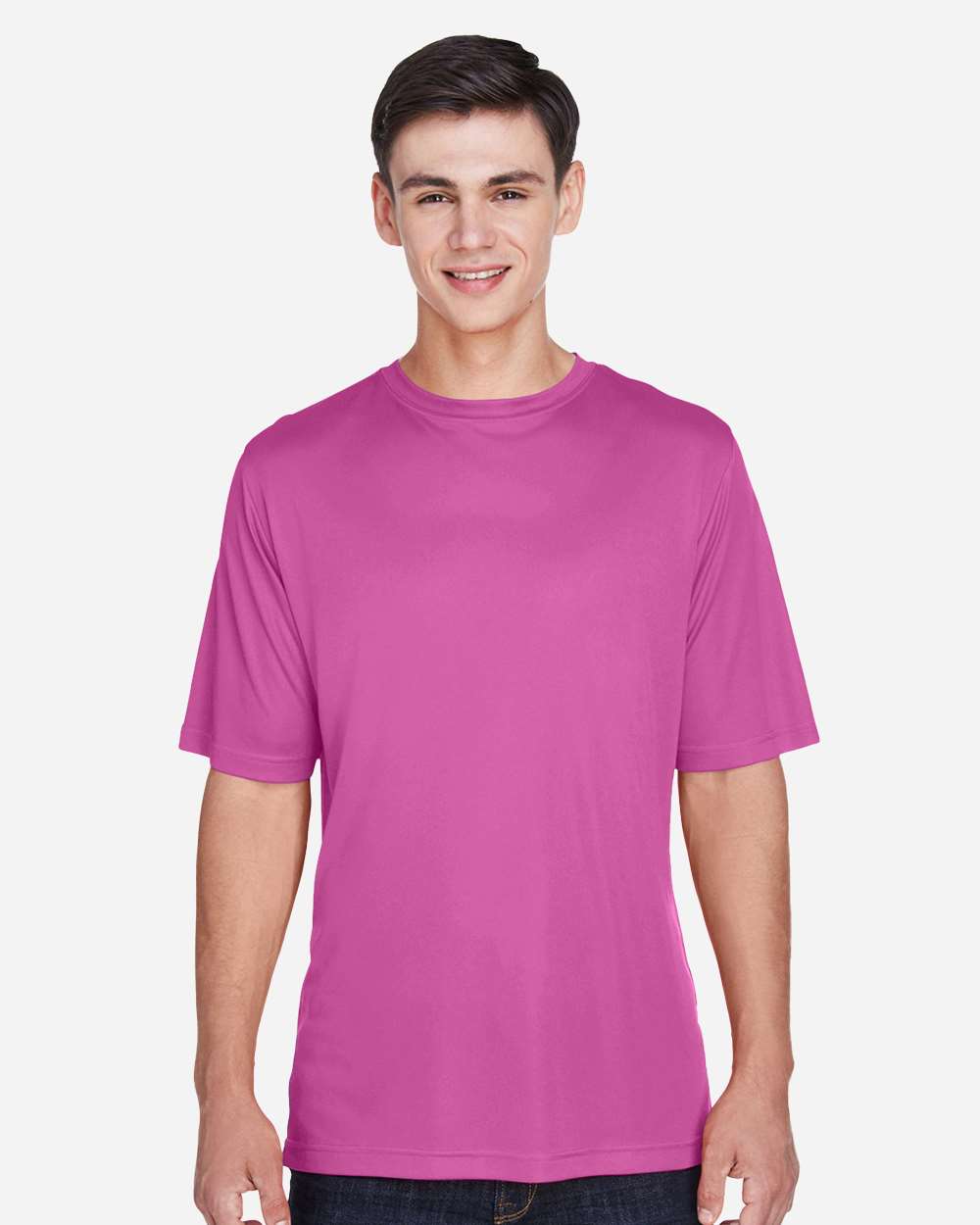 Men's Moisture-Wicking T-Shirt — Sport Charity Pink