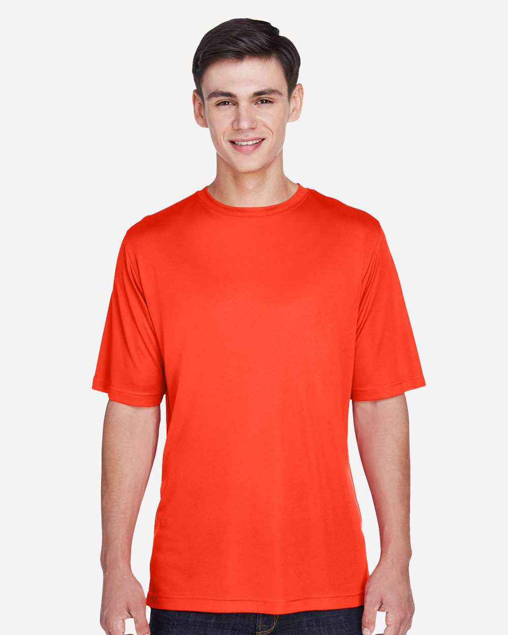 Men's Moisture-Wicking T-Shirt — Sport Orange