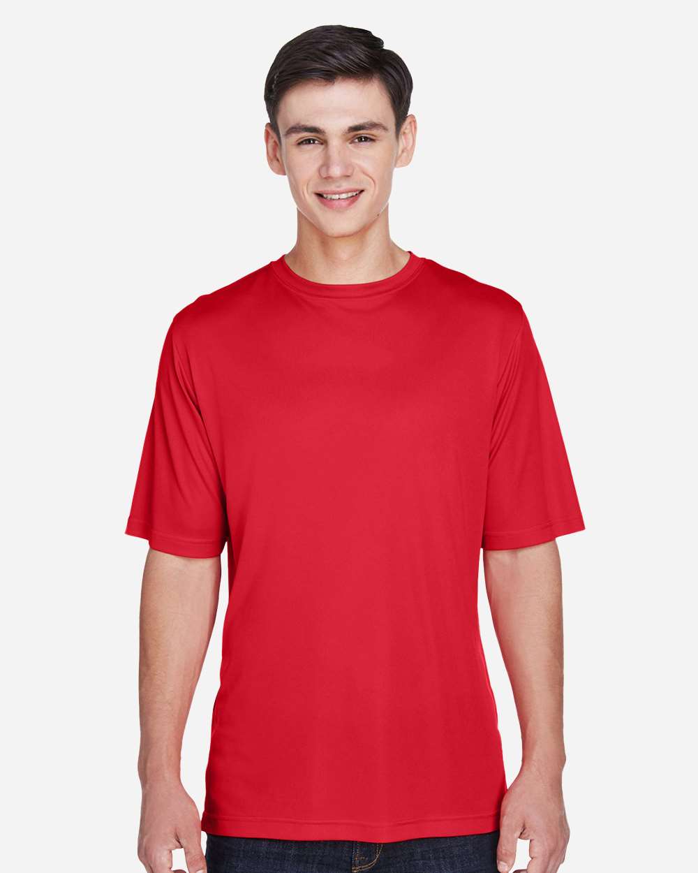 Men's Moisture-Wicking T-Shirt — Sport Red