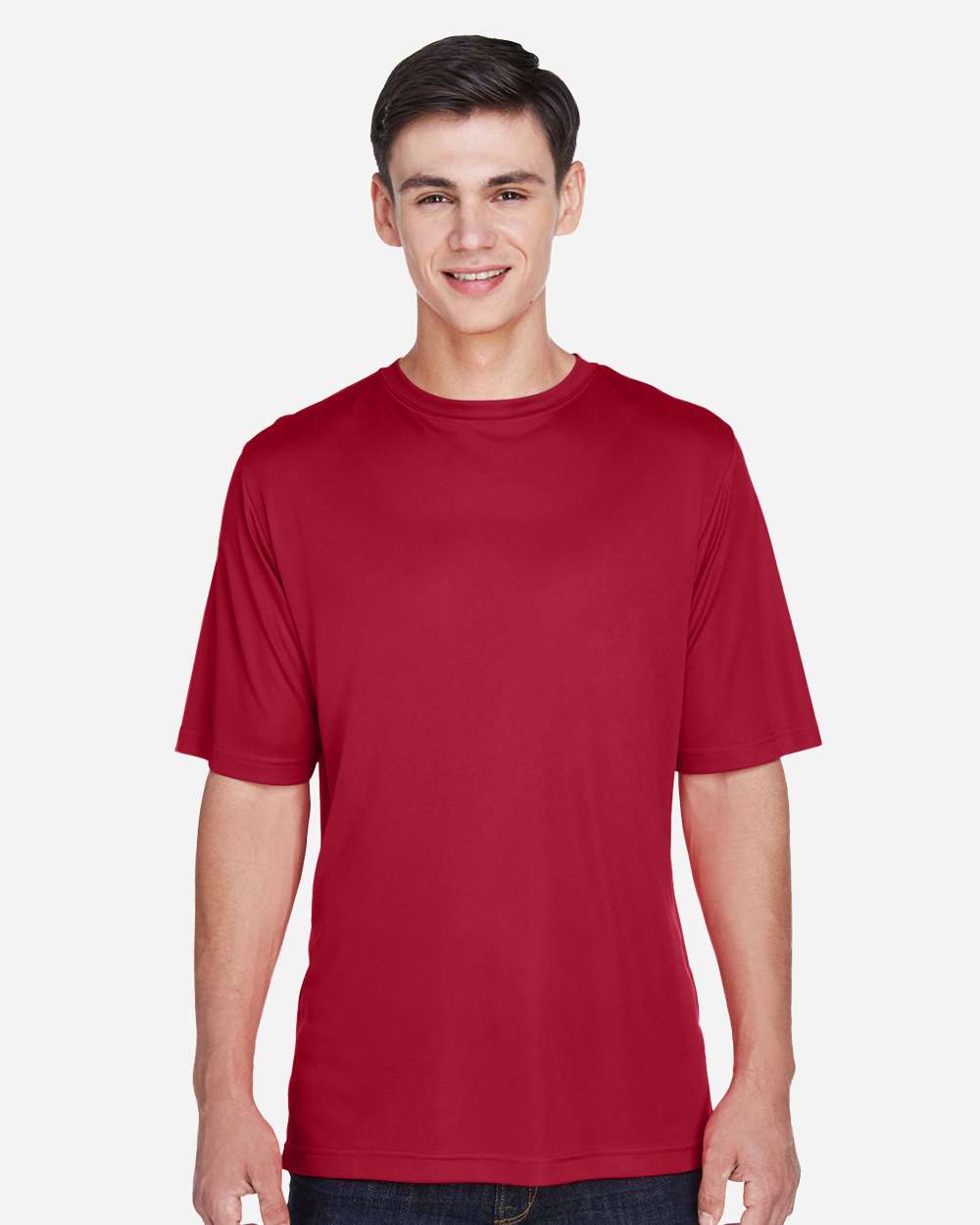 Men's Moisture-Wicking T-Shirt — Sport Scarlet Red