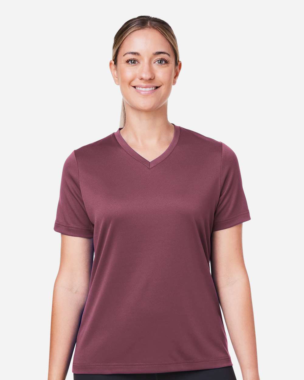 Women's Mesh T-Shirt — Sport Dark Maroon