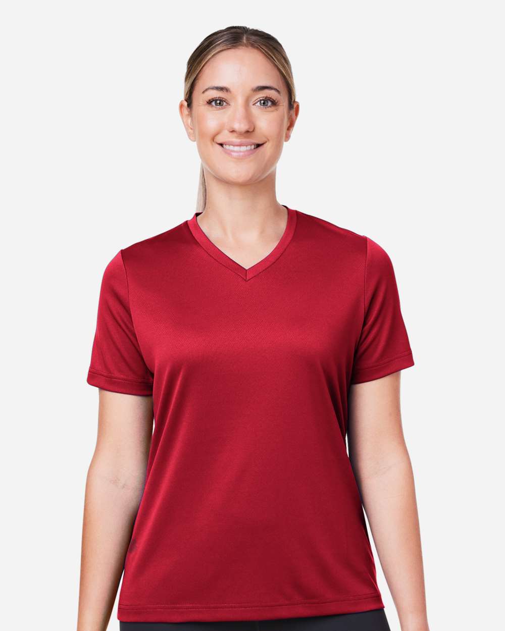 Women's Mesh T-Shirt — Sport Red