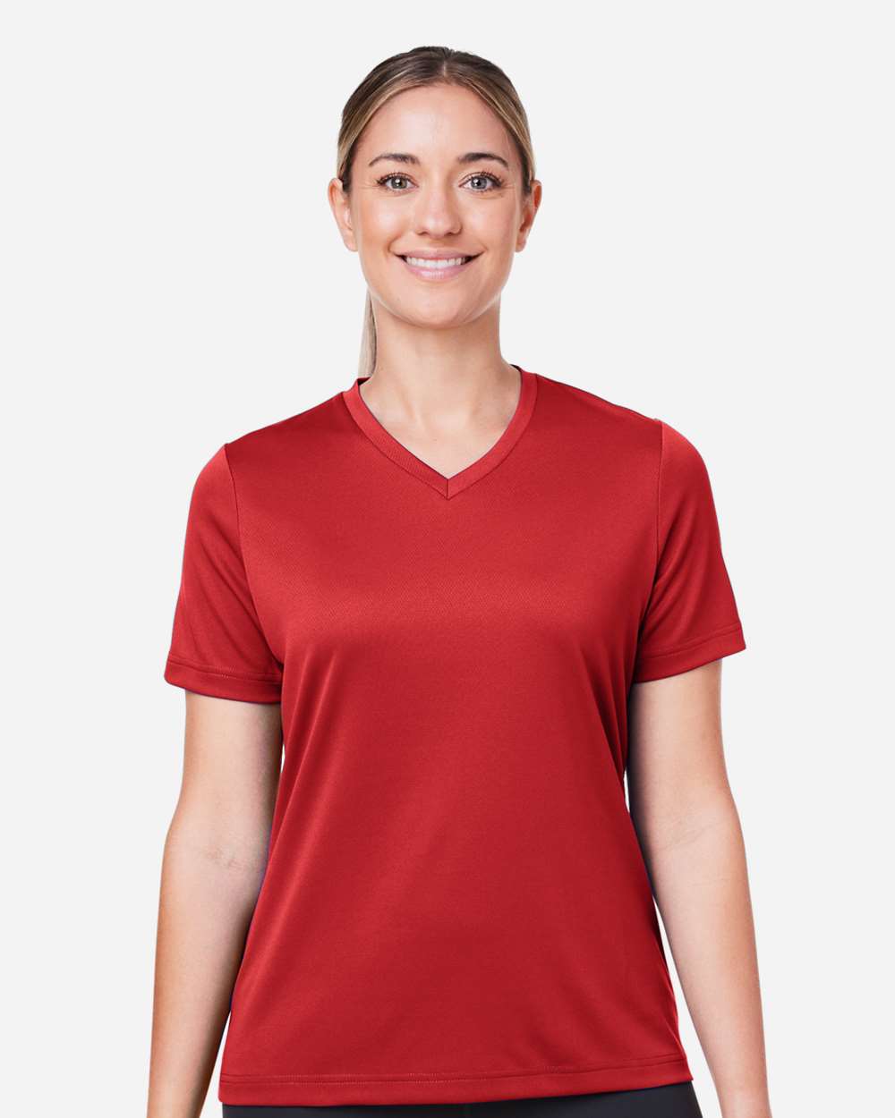 Women's Mesh T-Shirt — Sport Scarlet Red