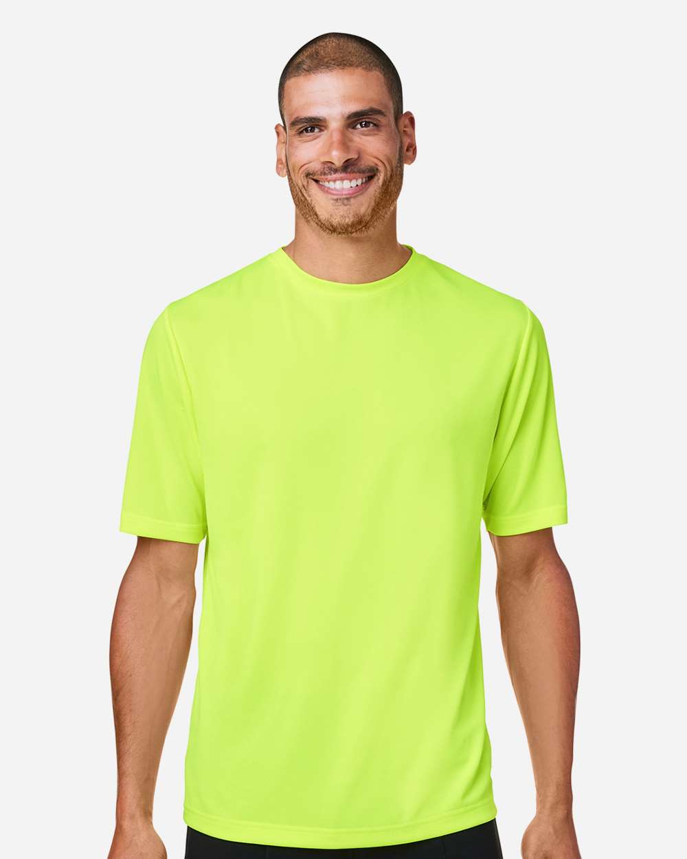 Men's Mesh T-Shirt — Safety Yellow