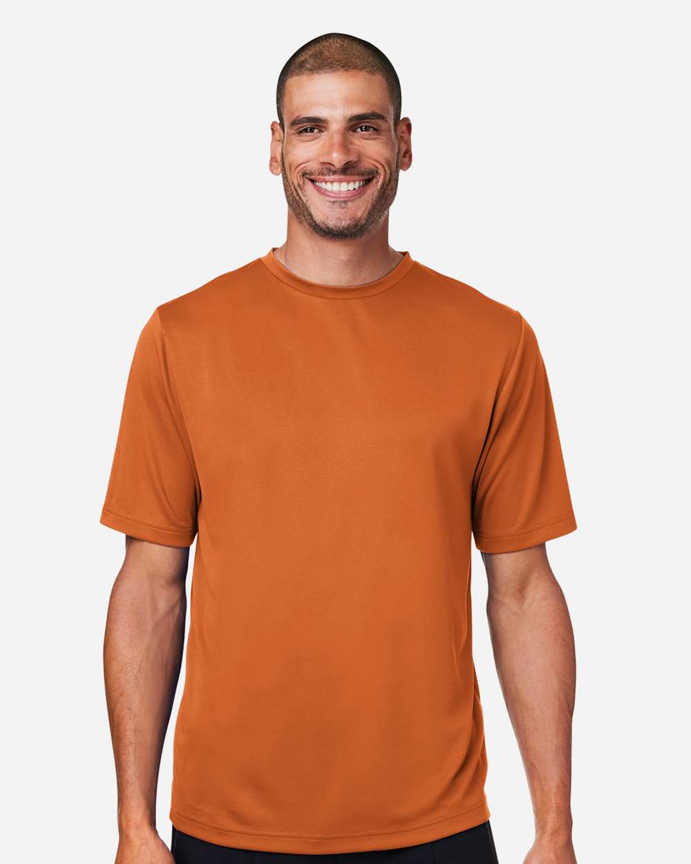 Men's Mesh T-Shirt — Sport Burnt Orange