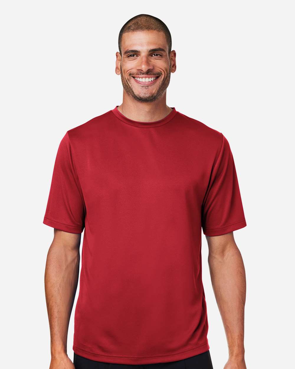 Men's Mesh T-Shirt — Sport Red
