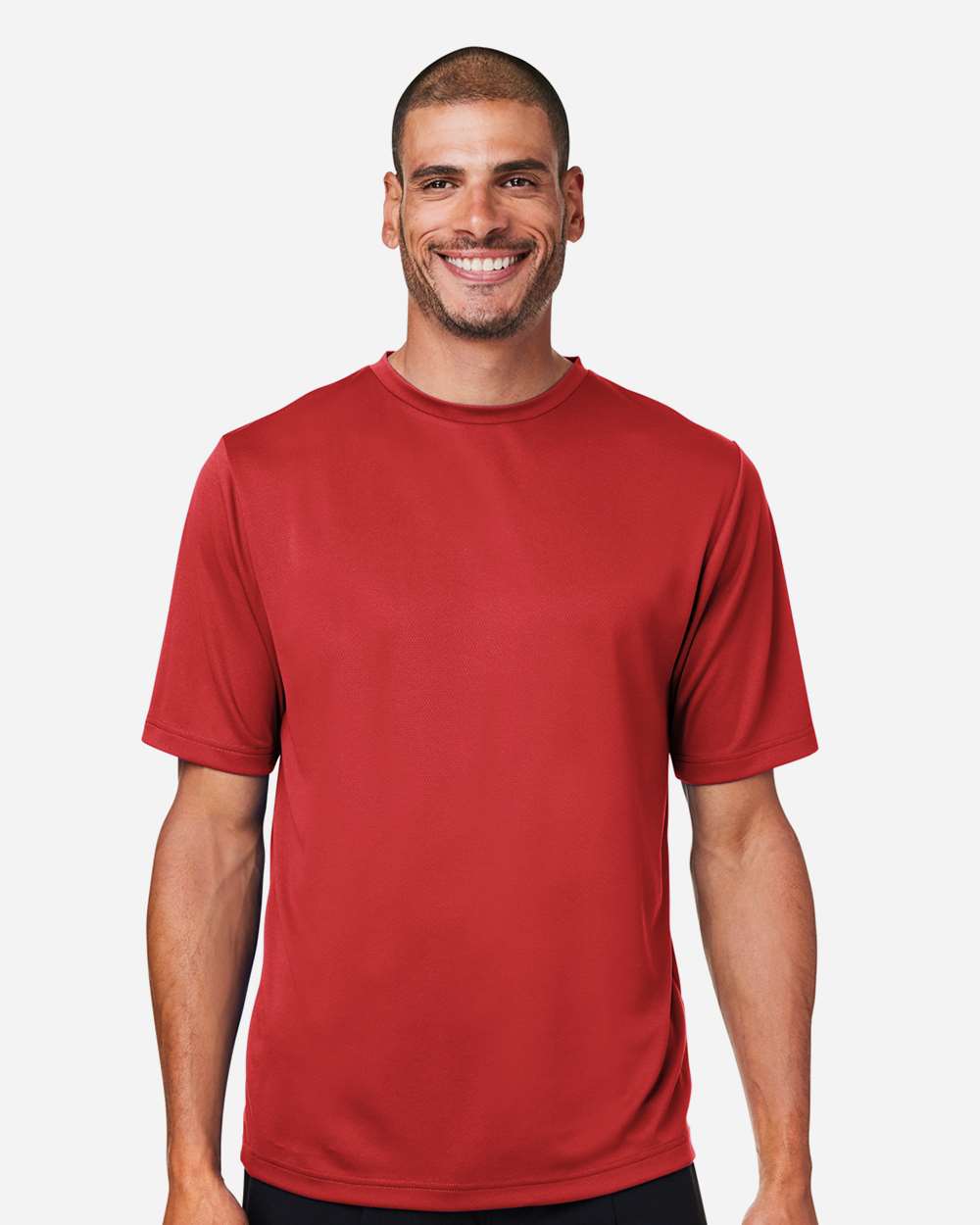 Men's Mesh T-Shirt — Sport Scarlet Red