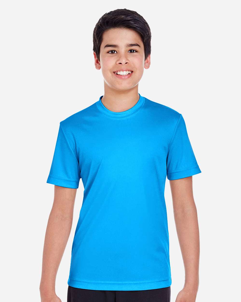 Youth Moisture-Wicking T-Shirt — Electric Blue