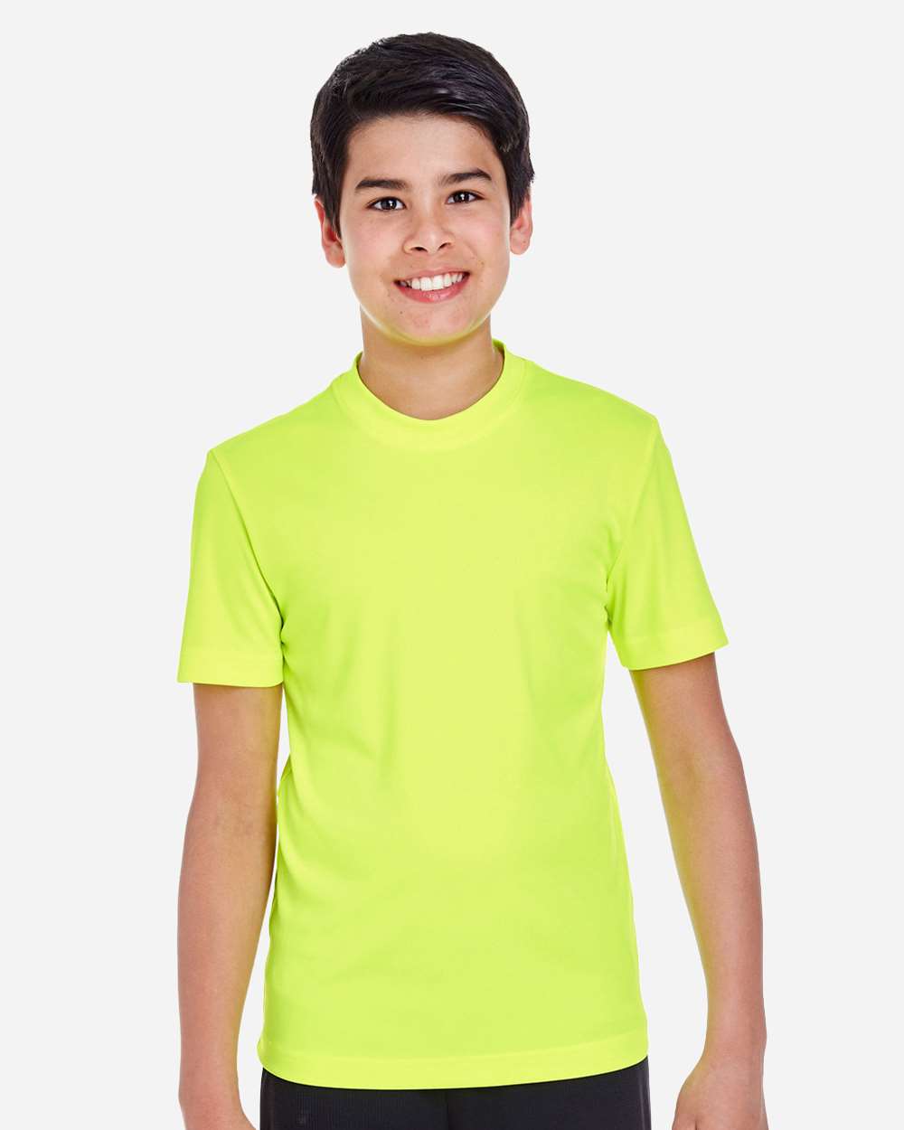 Youth Moisture-Wicking T-Shirt — Safety Yellow