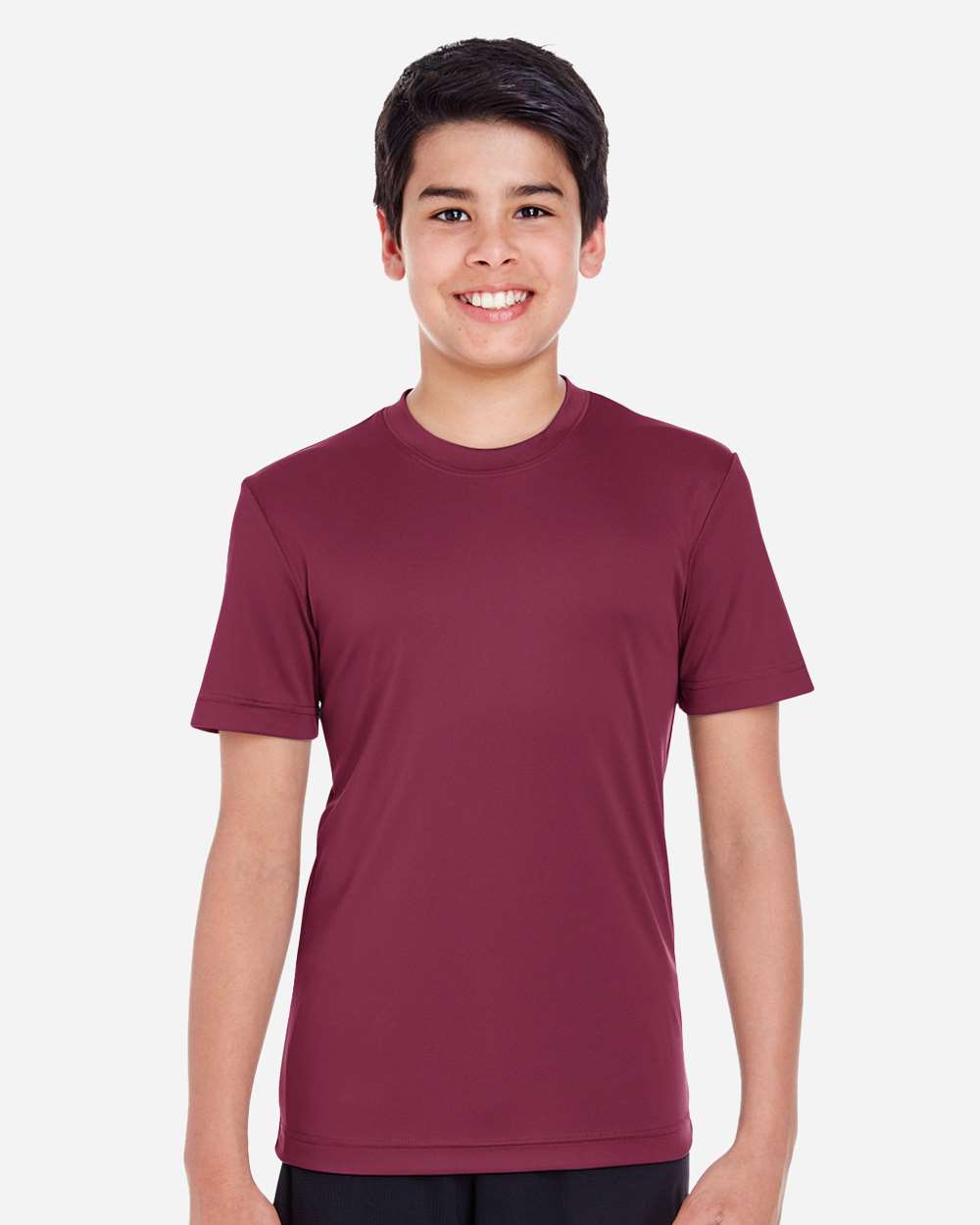Youth Moisture-Wicking T-Shirt — Sport Dark Maroon