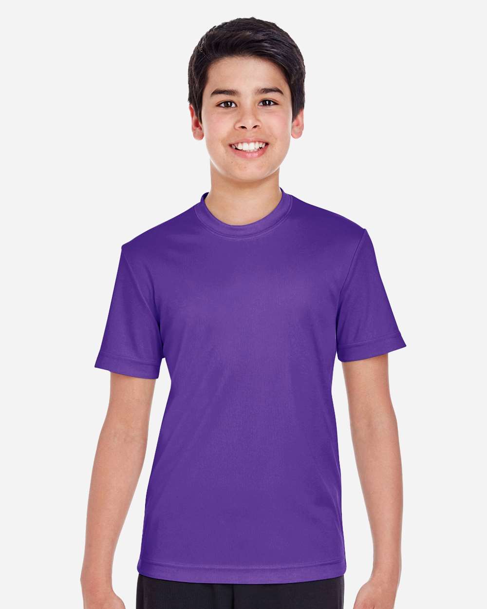 Youth Moisture-Wicking T-Shirt — Sport Purple