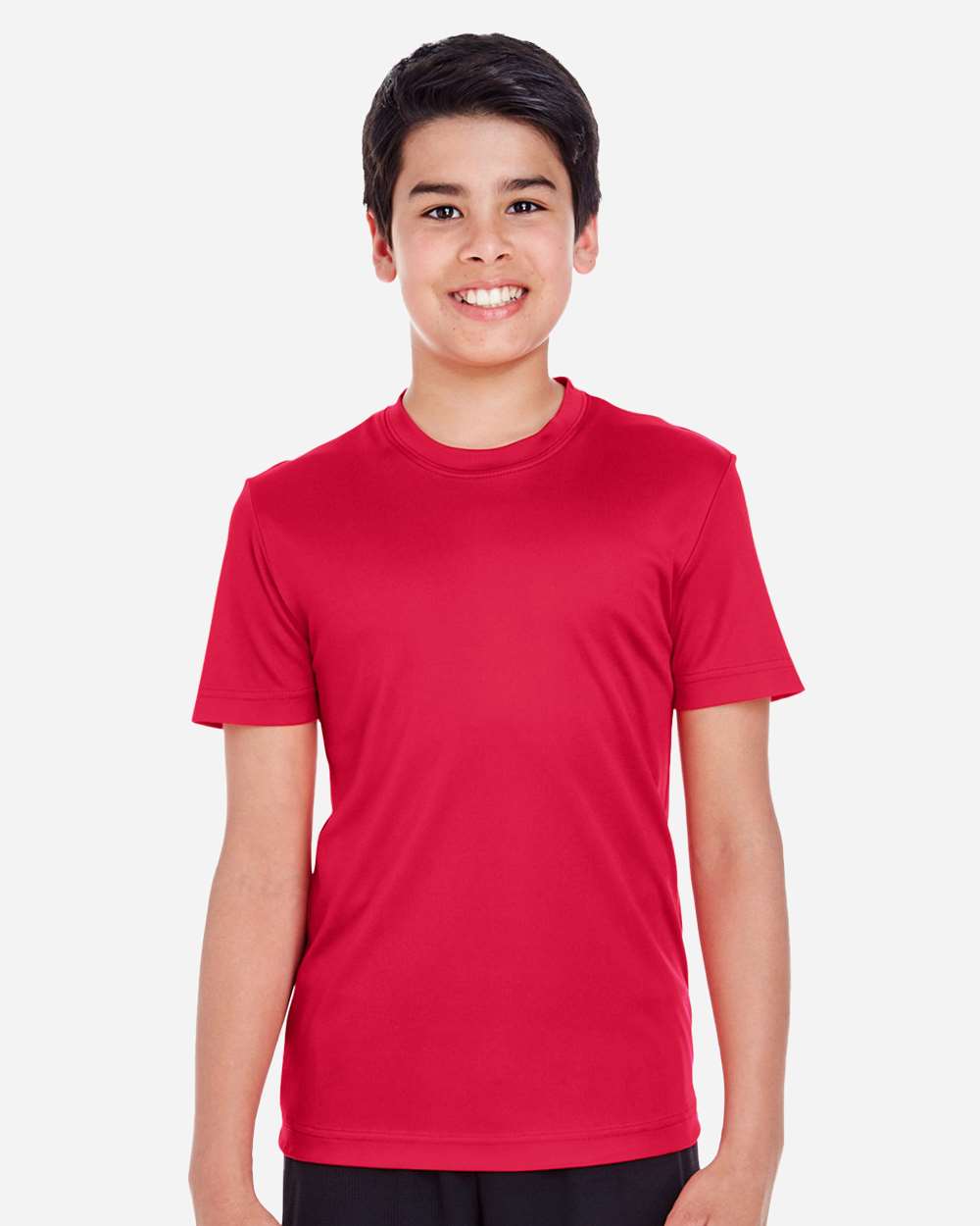 Youth Moisture-Wicking T-Shirt — Sport Red