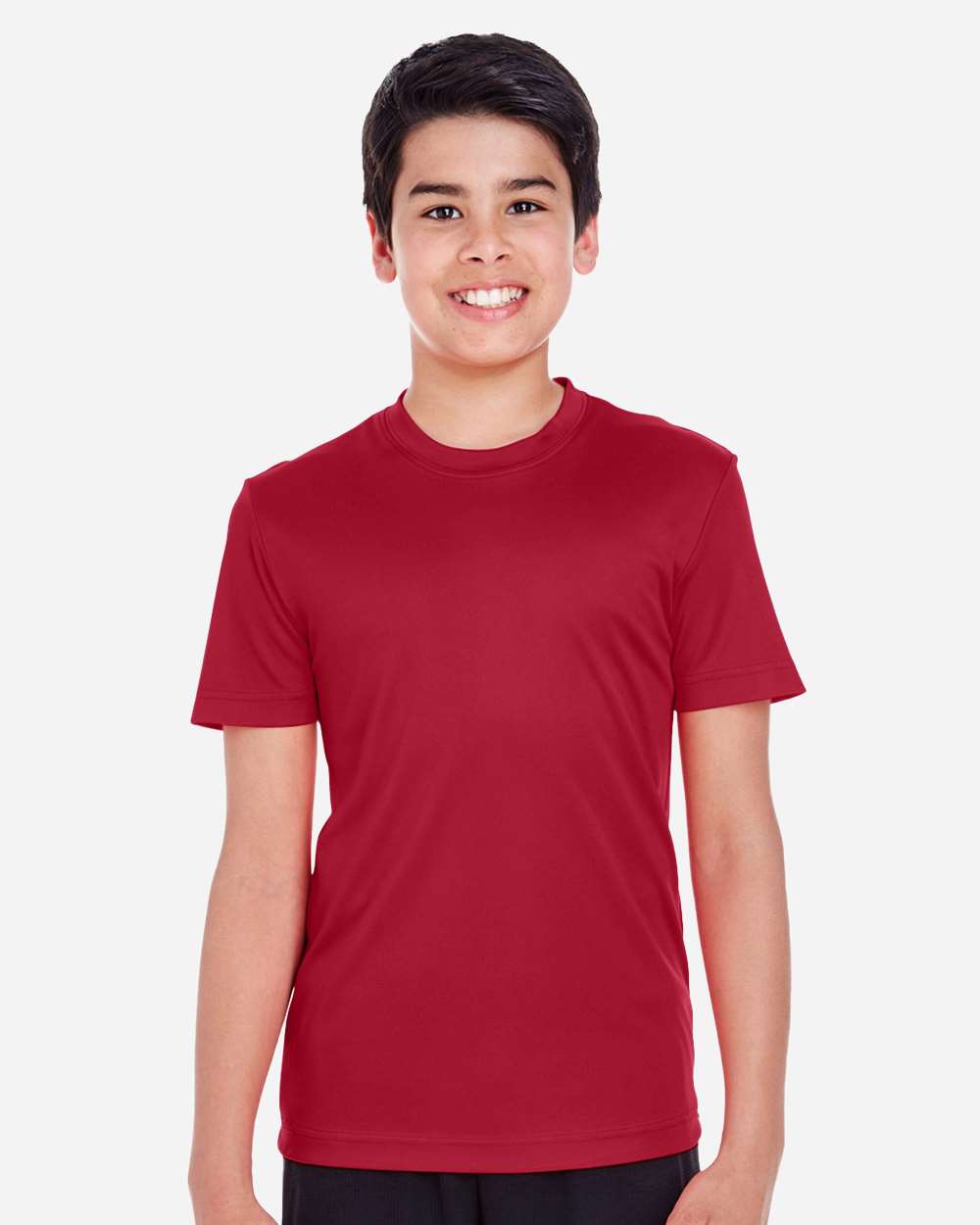 Youth Moisture-Wicking T-Shirt — Sport Scarlet Red