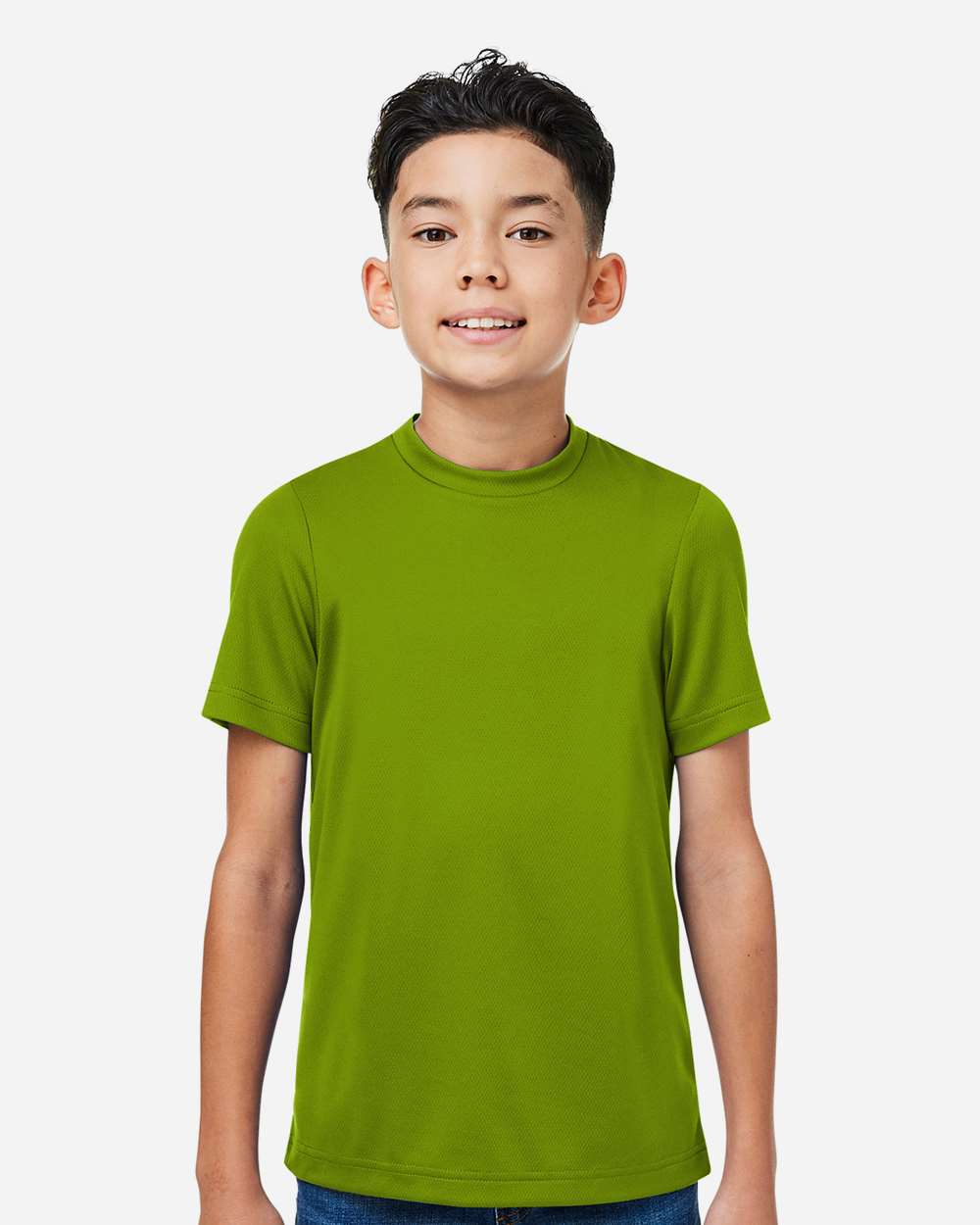 Youth Mesh T-Shirt — Acid Green