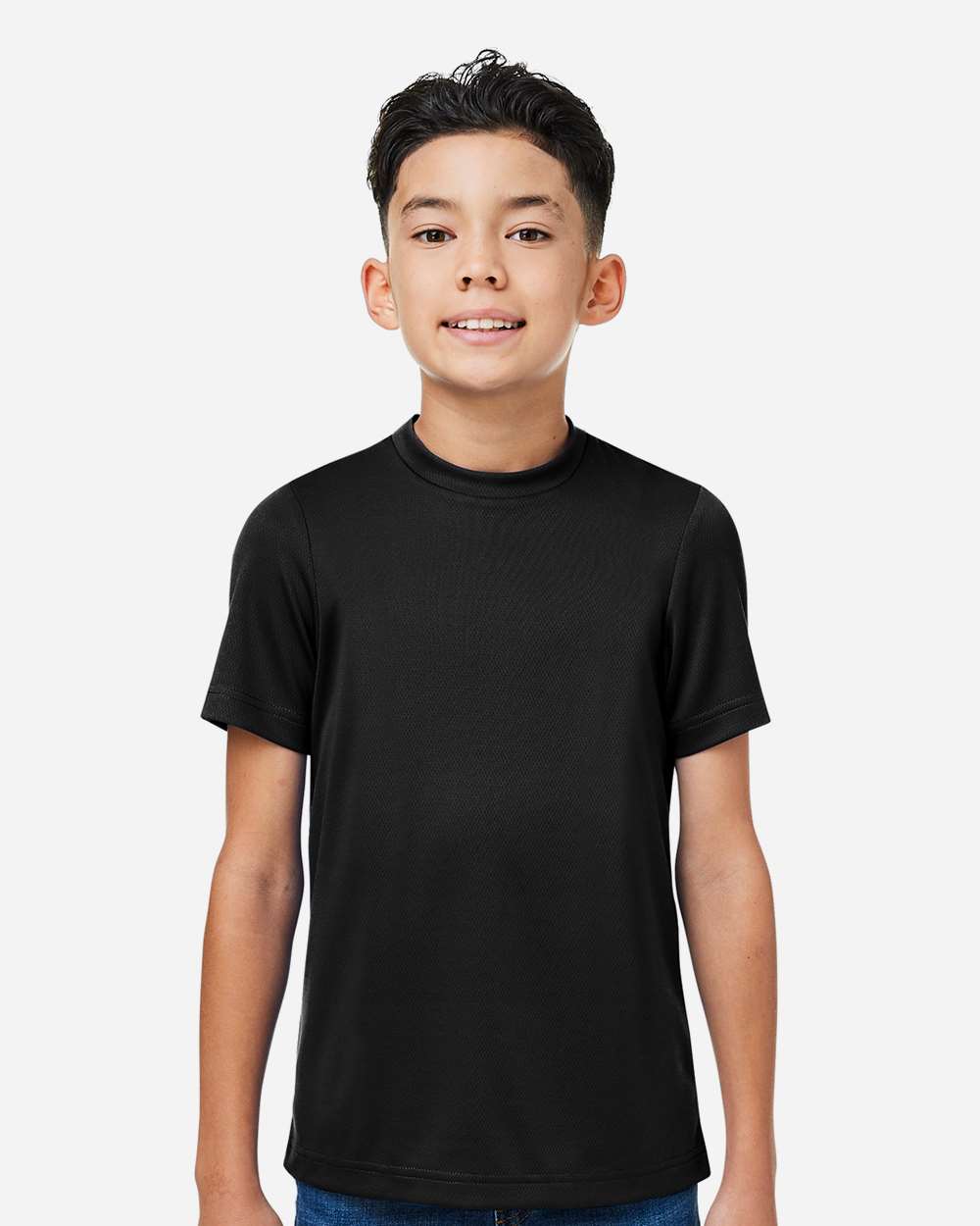 Youth Mesh T-Shirt — Black