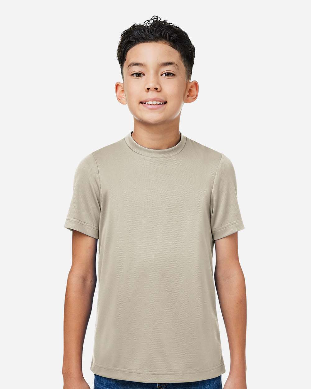 Youth Mesh T-Shirt — Desert Khaki