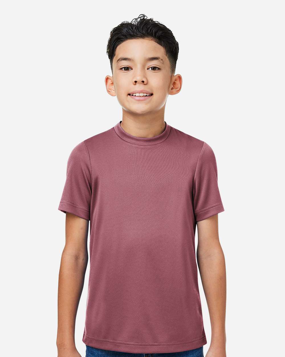 Youth Mesh T-Shirt — Sport Dark Maroon