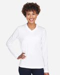 Women's Moisture-Wicking Long Sleeve T-Shirt — White