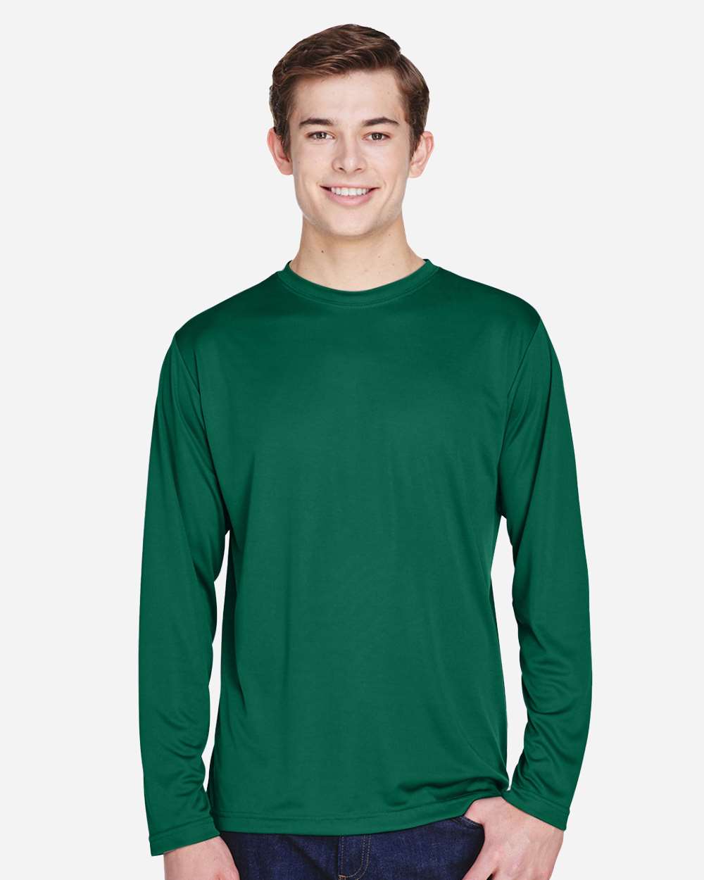 Men's Moisture-Wicking Long Sleeve T-Shirt — Sport Forest