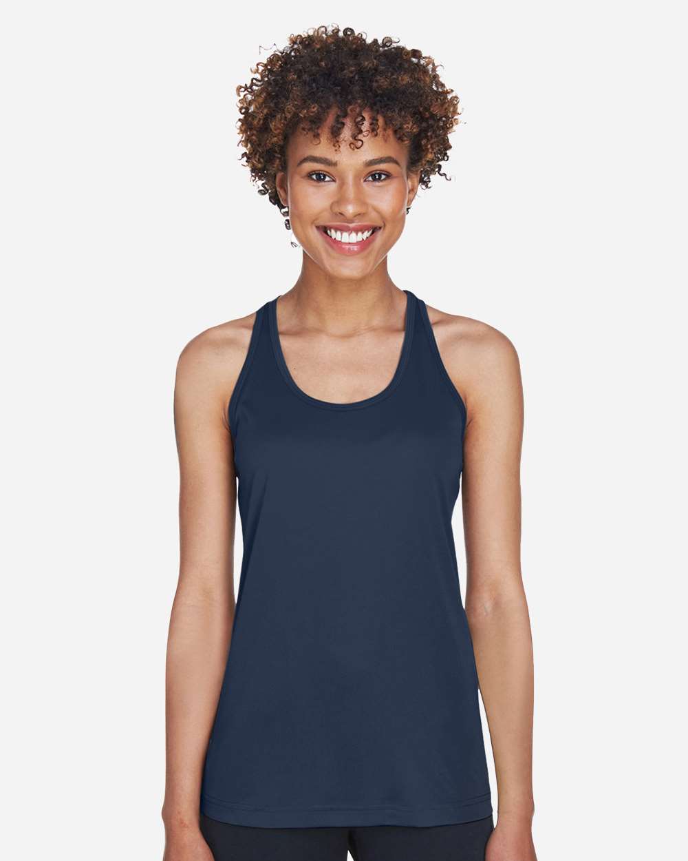 Women's Moisture-Wicking Racerback Tank — Sport Dark Navy