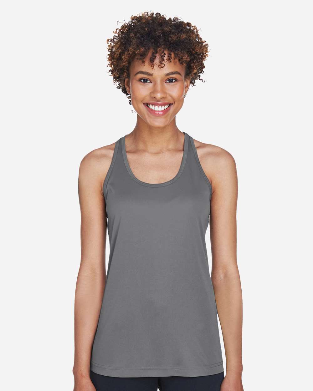 Women's Moisture-Wicking Racerback Tank — Sport Graphite