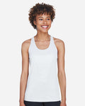 Women's Moisture-Wicking Racerback Tank — White