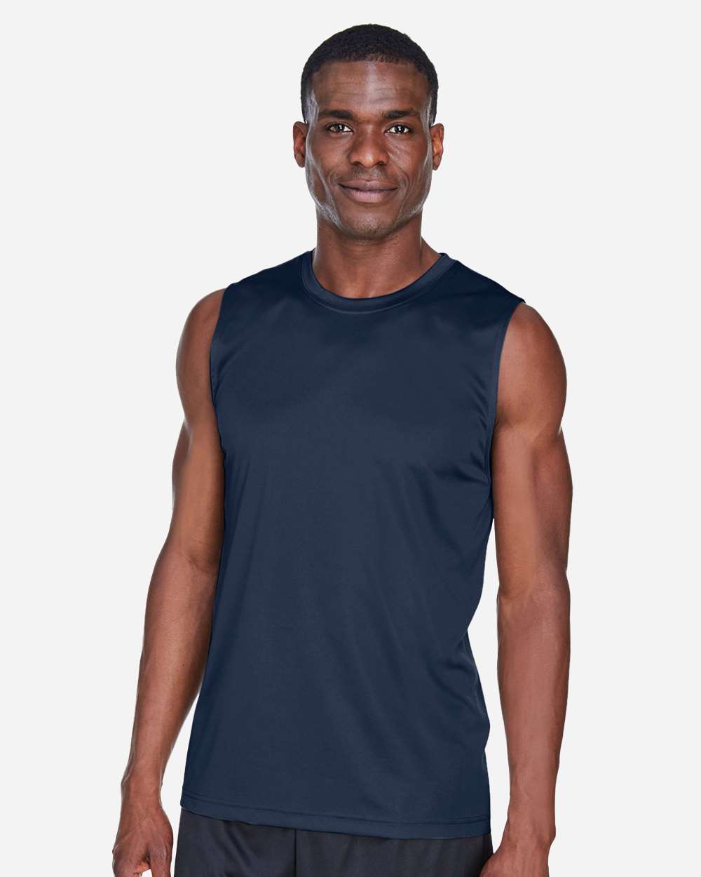 Men's Moisture-Wicking Muscle Tee — Sport Dark Navy