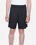 Youth Moisture-Wicking Shorts — Black