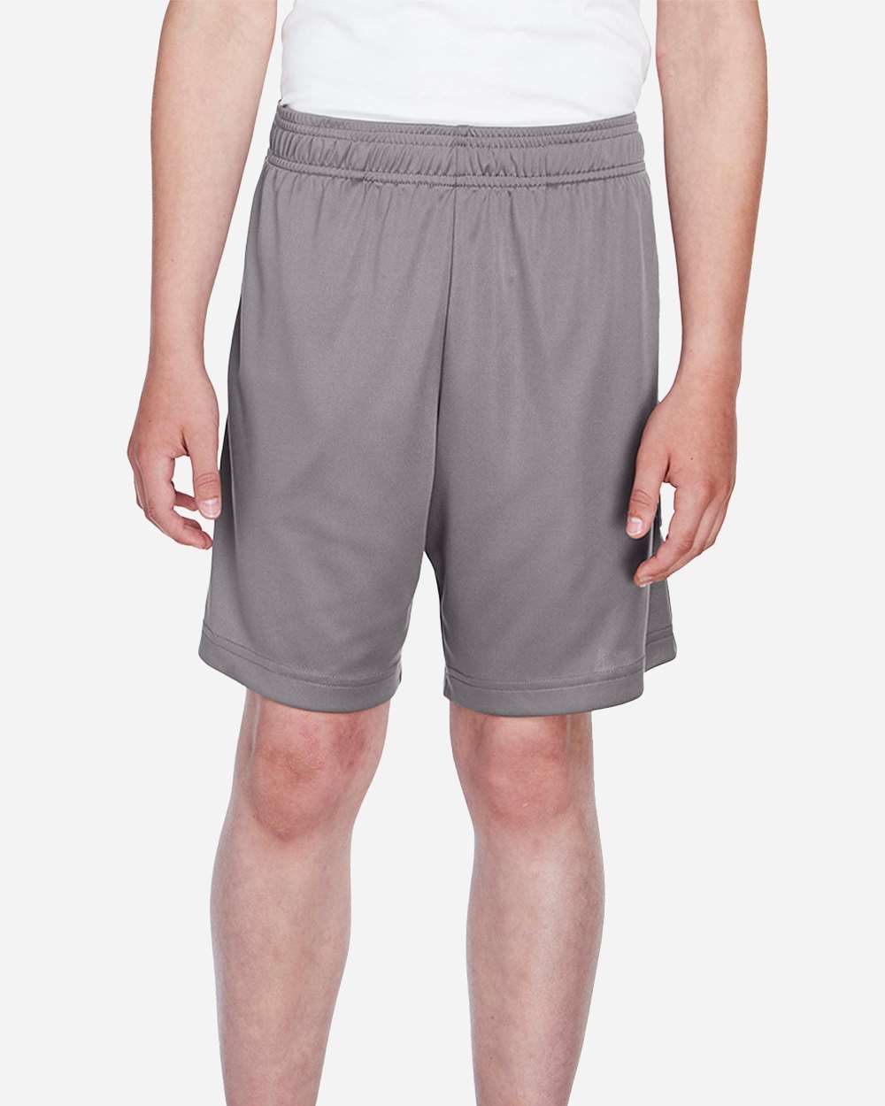 Youth Moisture-Wicking Shorts — Sport Graphite