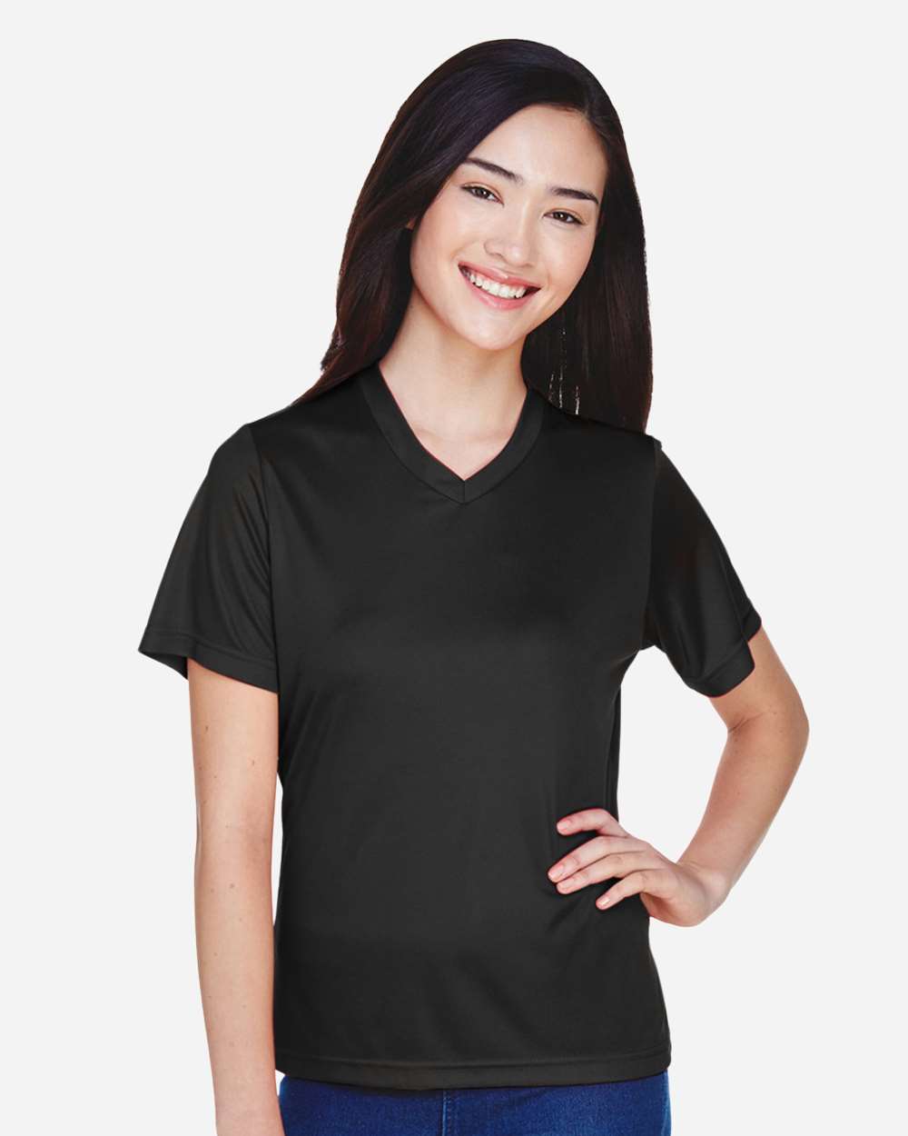 Women's Moisture-Wicking T-Shirt — Black