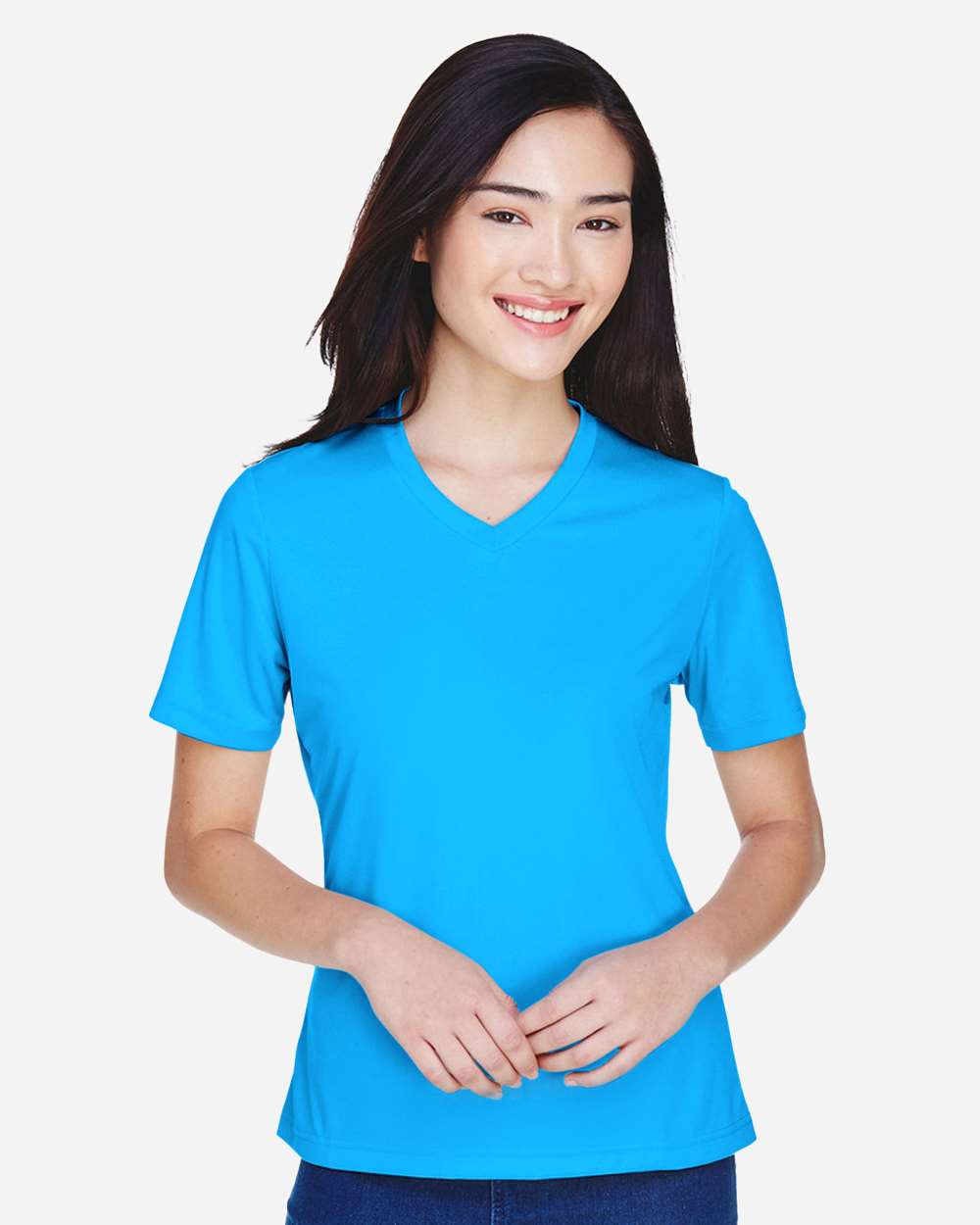 Women's Moisture-Wicking T-Shirt — Electric Blue
