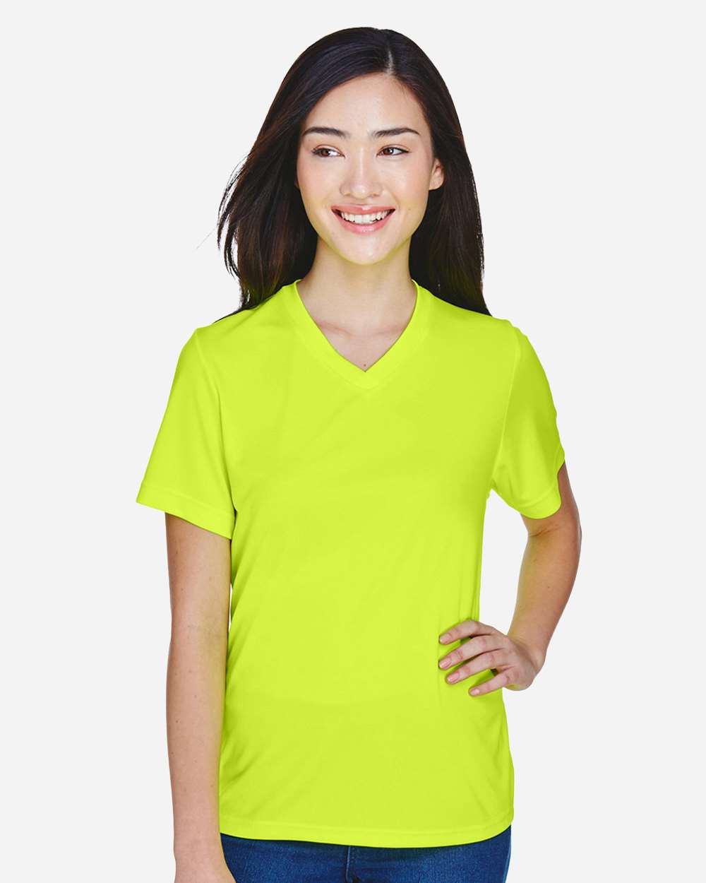 Women's Moisture-Wicking T-Shirt — Safety Yellow