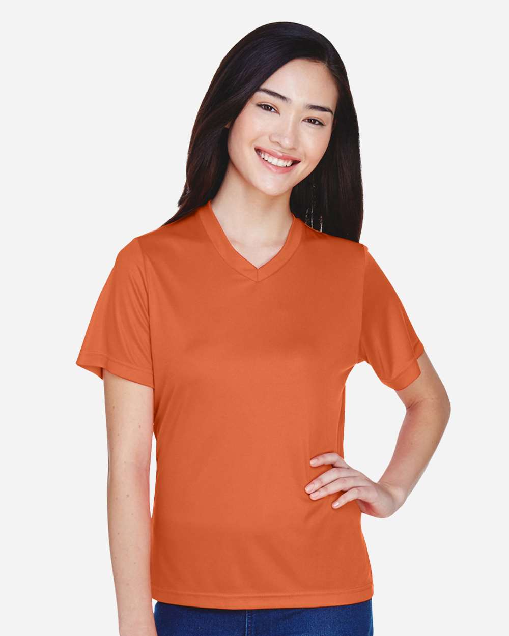 Women's Moisture-Wicking T-Shirt — Sport Burnt Orange