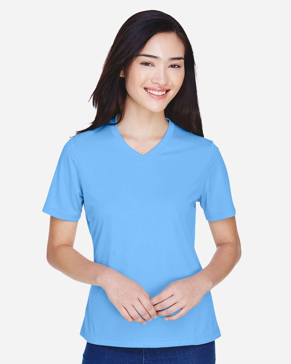 Women's Moisture-Wicking T-Shirt — Sport Light Blue