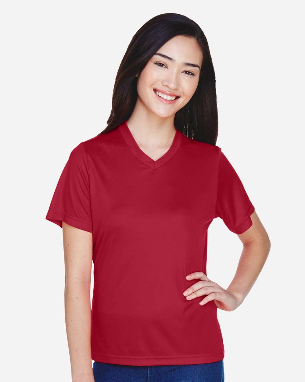Women's Moisture-Wicking T-Shirt — Sport Scarlet Red