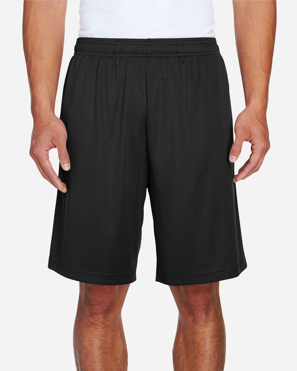 Men's Moisture-Wicking Shorts — Black