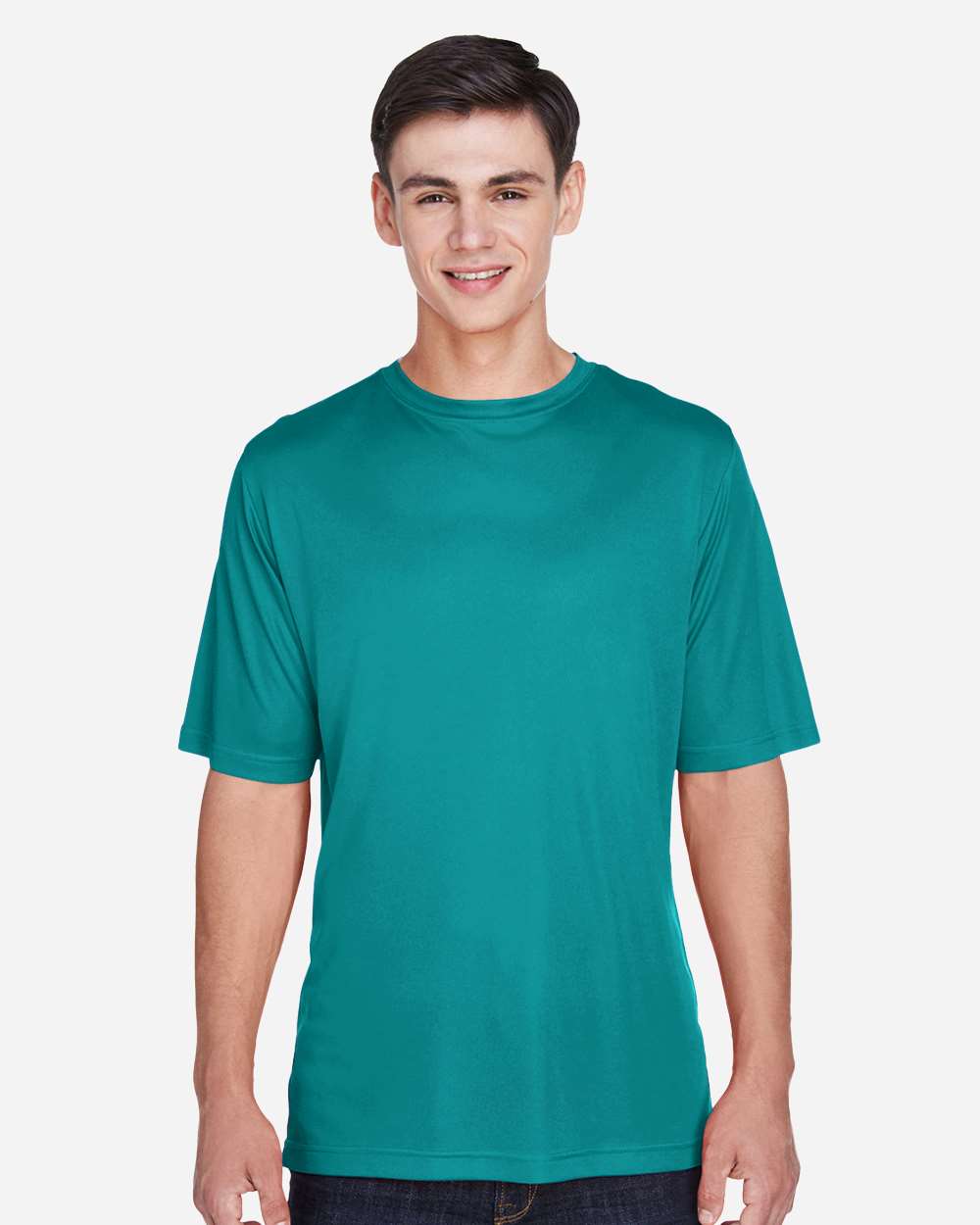 Men's Moisture-Wicking T-Shirt — Clear Teal