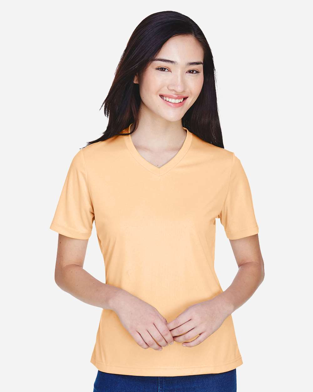Women's Moisture-Wicking T-Shirt — Melon
