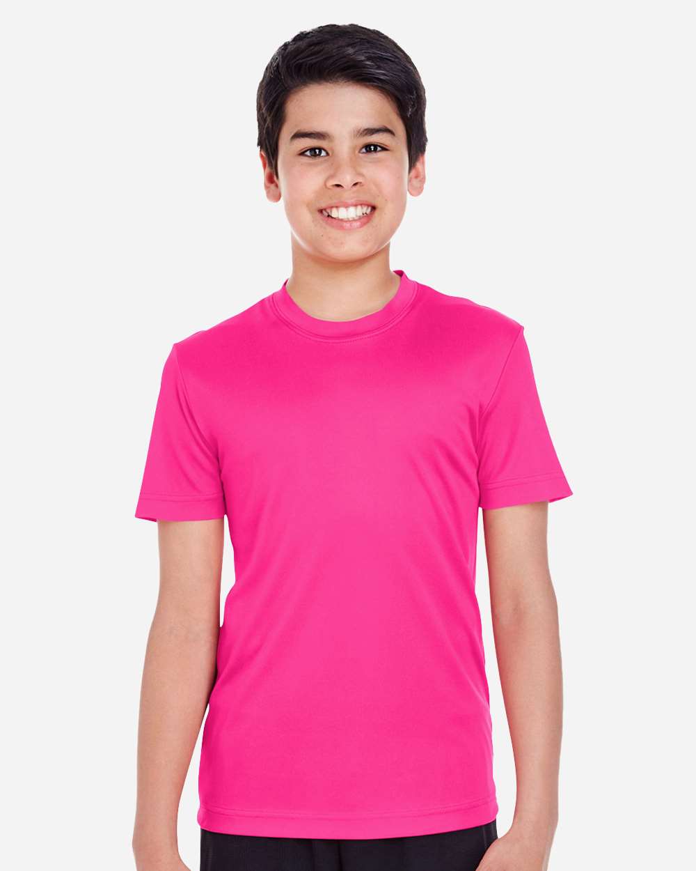 Youth Moisture-Wicking T-Shirt — Bright Magenta