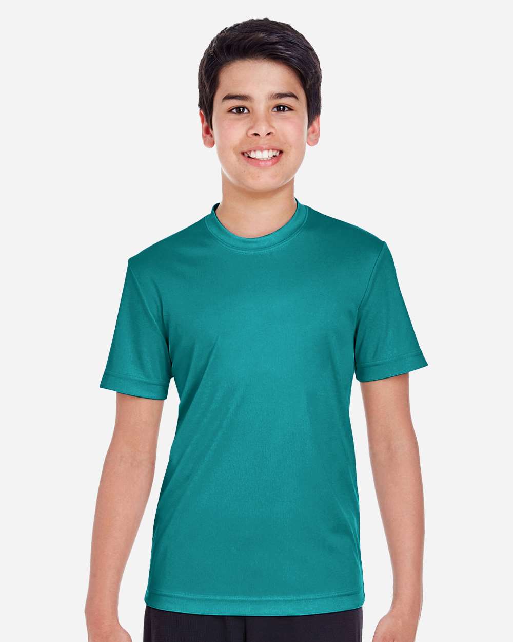 Youth Moisture-Wicking T-Shirt — Clear Teal