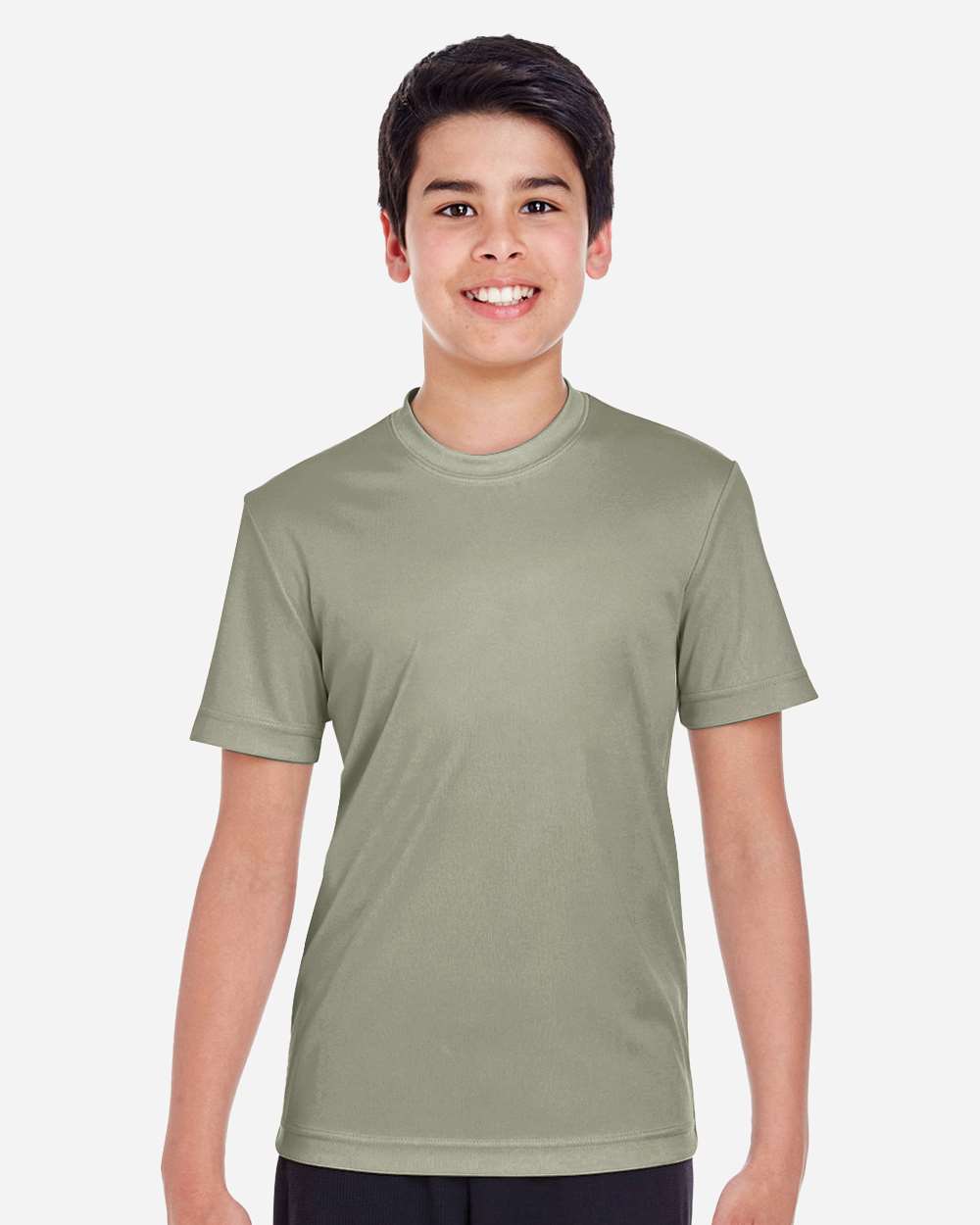 Youth Moisture-Wicking T-Shirt — Olive