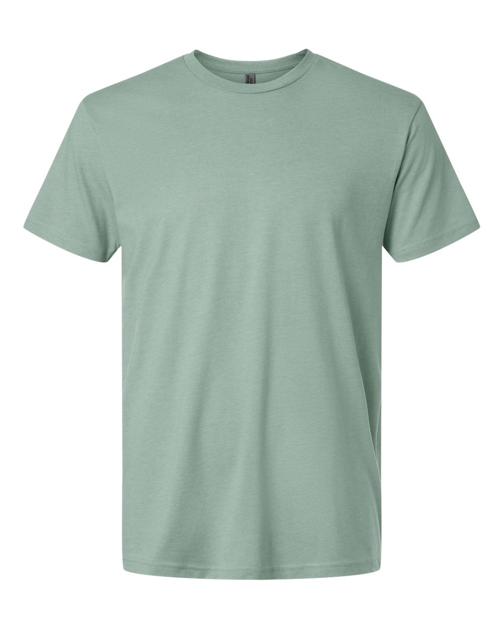 Unisex Cotton Blend Tee — Heather Seafoam