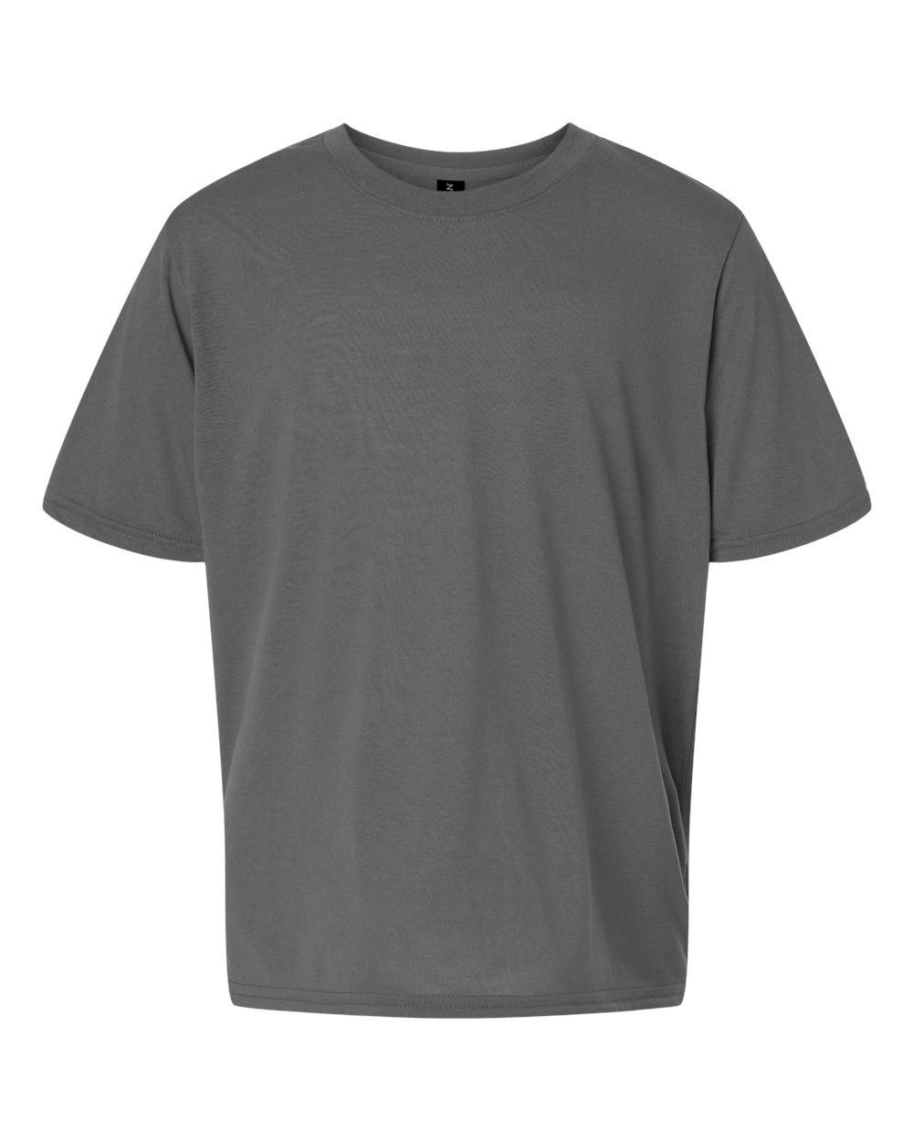 Youth Soft-Touch Moisture-Wicking T-Shirt — Charcoal
