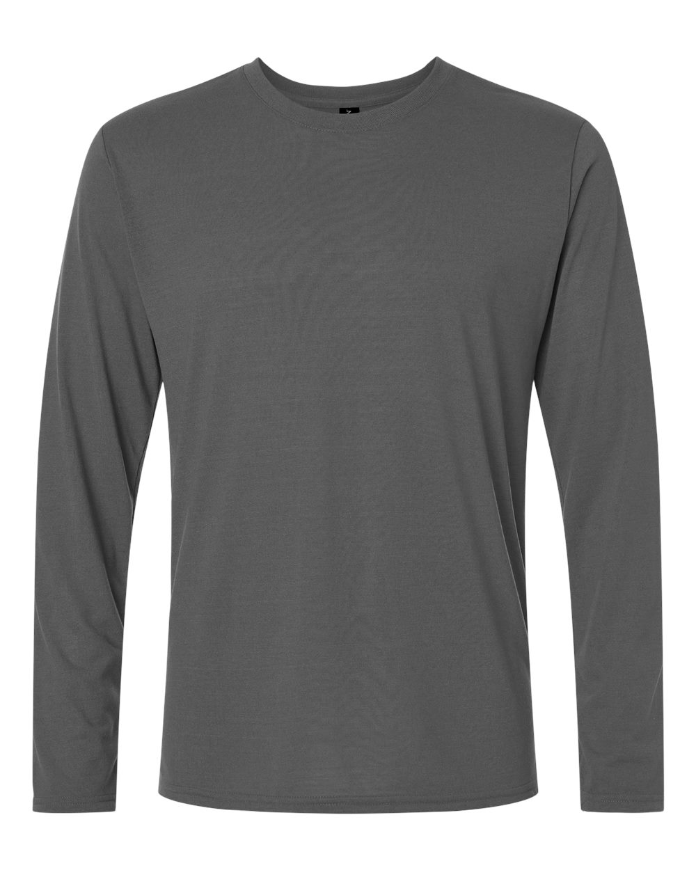Unisex Soft-Touch Moisture-Wicking Long Sleeve T-Shirt — Charcoal
