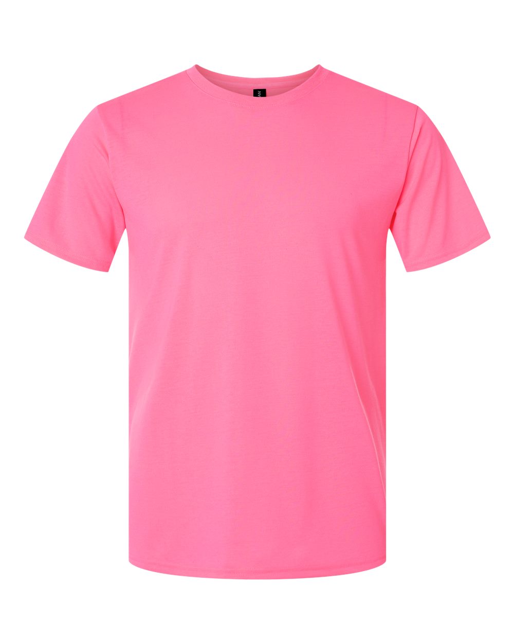 Unisex Soft-Touch Moisture-Wicking T-Shirt — Safety Pink