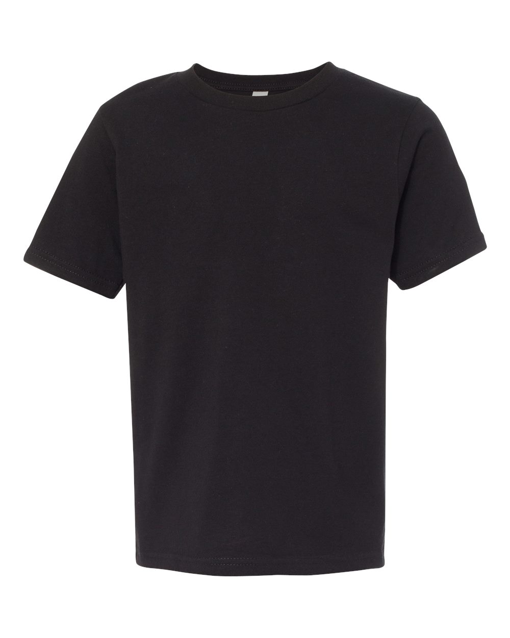 Youth Cotton Tee — Black