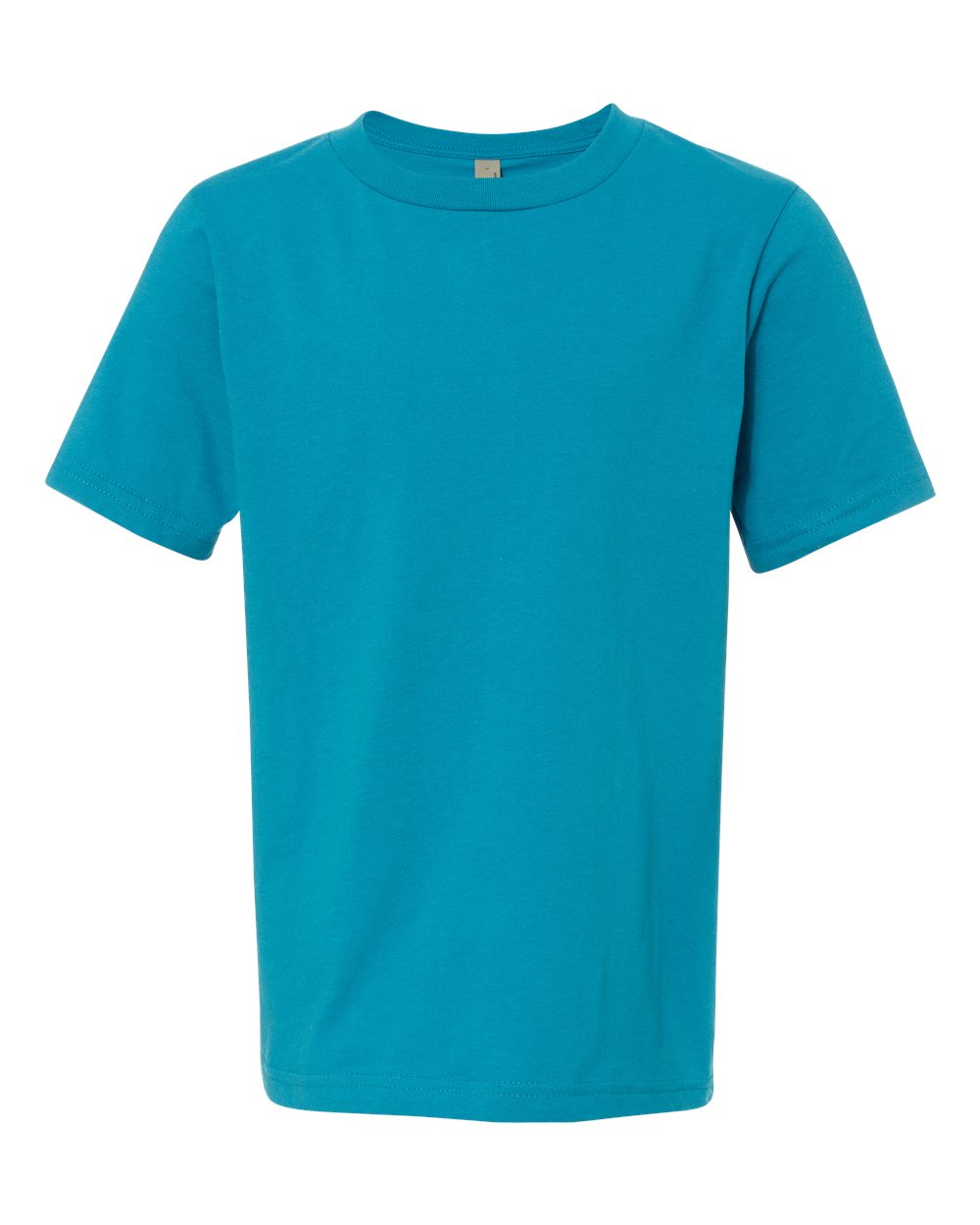 Youth Cotton Tee — Turquoise