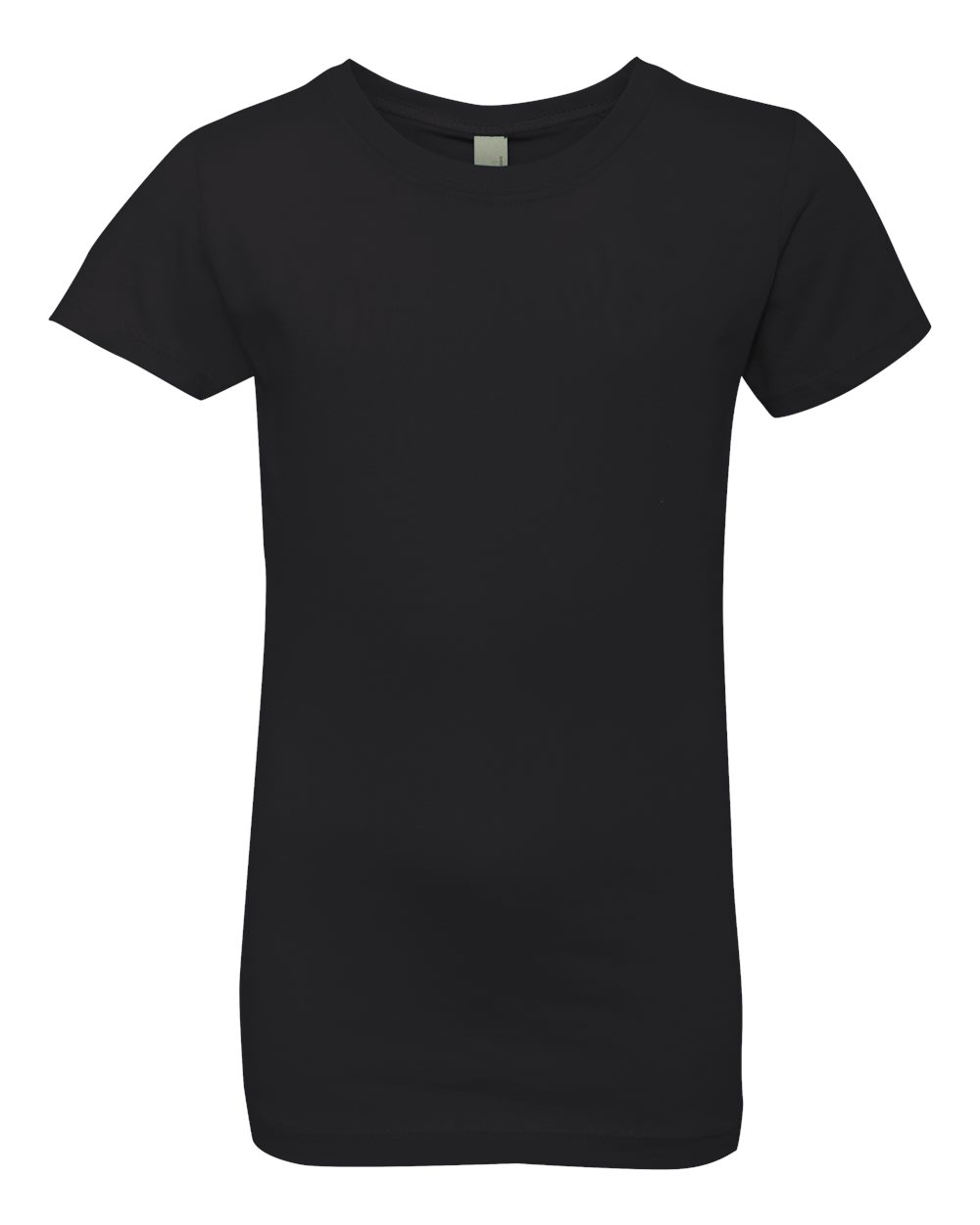 Girls' Cotton Tee — Black